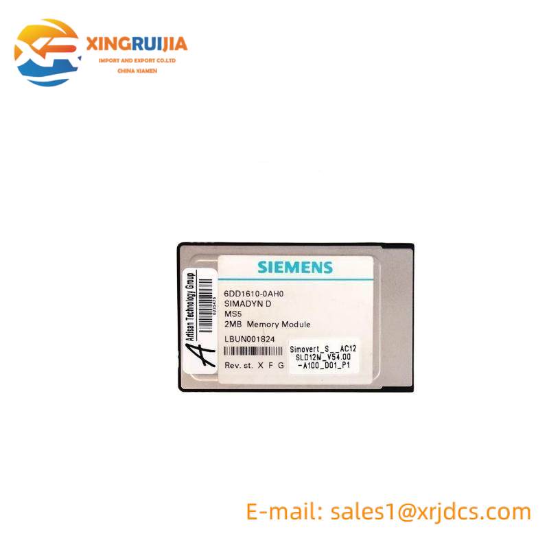 SIEMENS 6DD1610-0AH0 SIMADYN D Memory Submodule