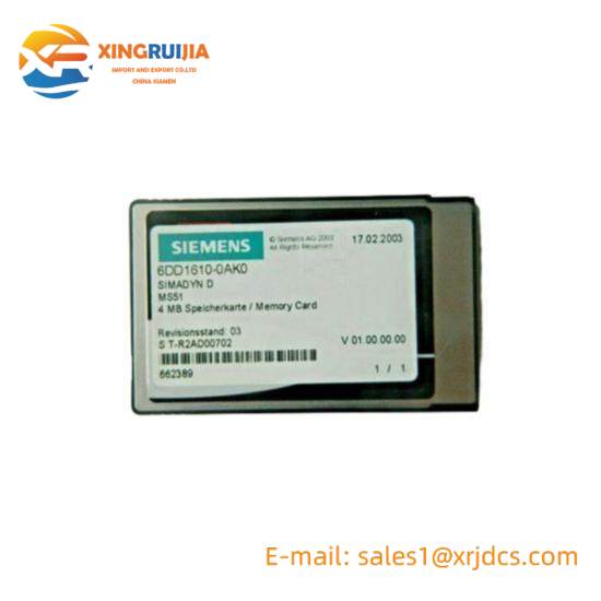 SIEMENS 6DD1610-0AK0 flash memory module