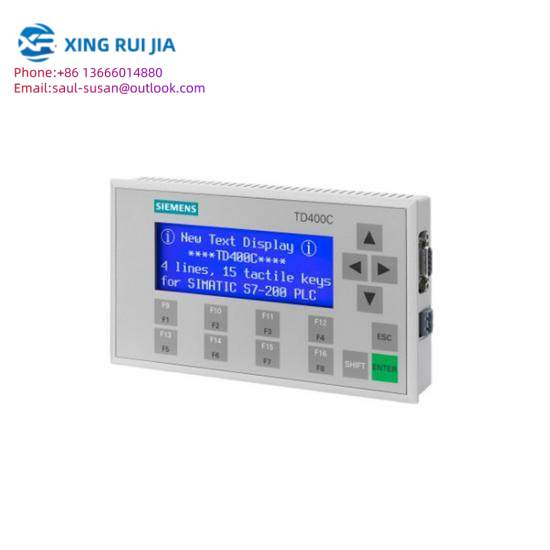SIEMENS 6AV6 640-0AA00-0AX0 TD400C text display