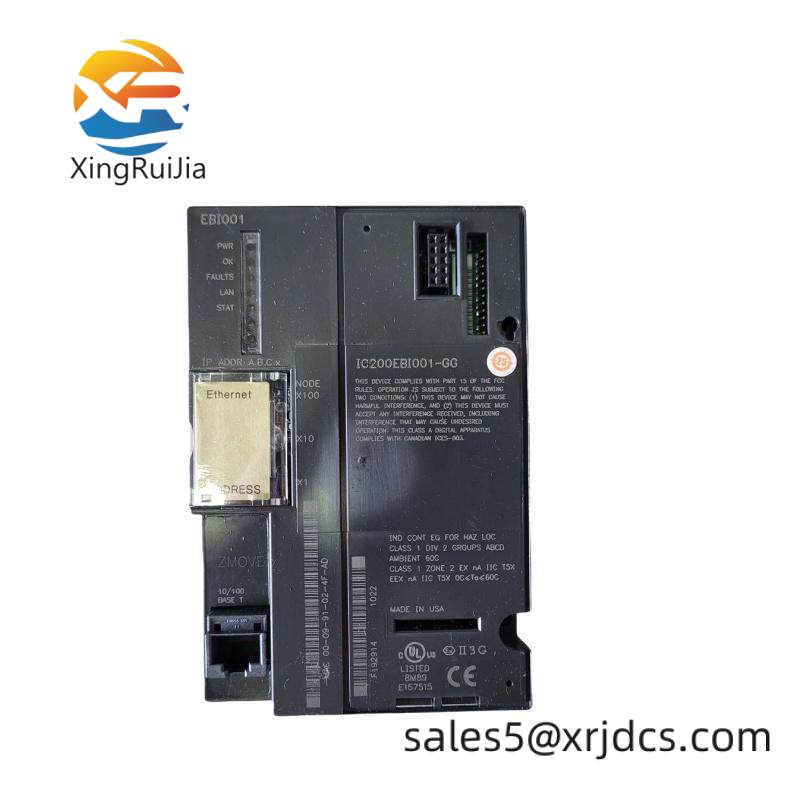 GE IC200EBI001 Ethernet Network Interface Unit