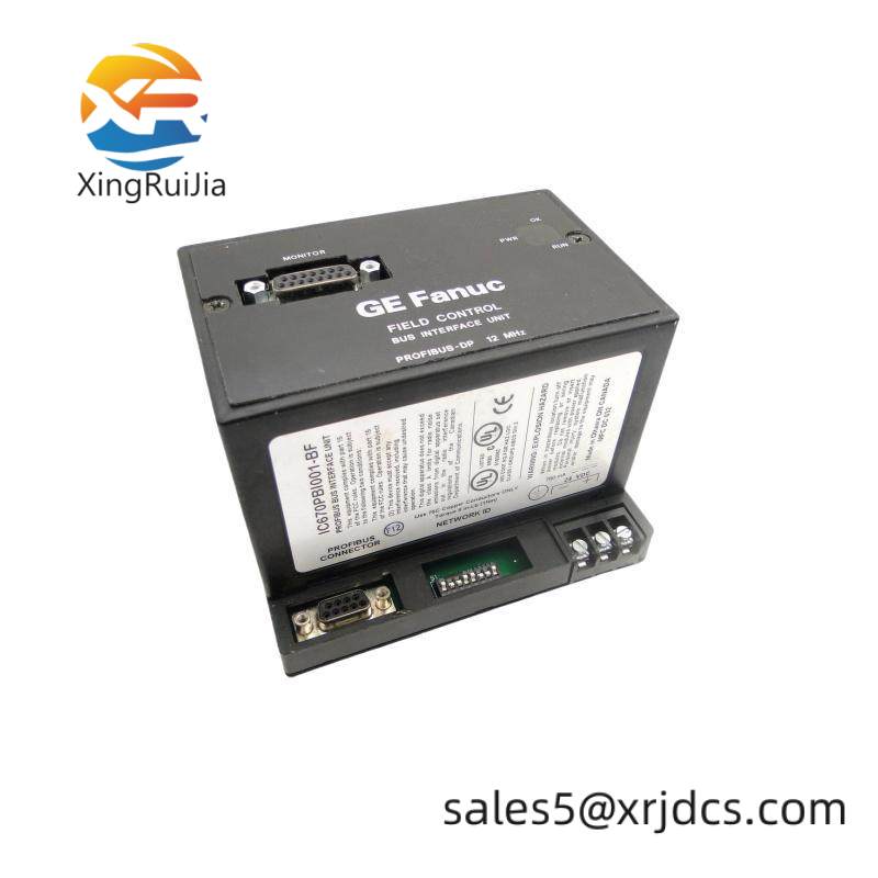 GE Fanuc IC670PBI001 Profibus Bus Interface Unit