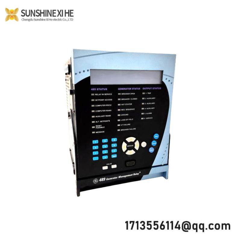 GE 489-P5-HI-A20-E Generator management relay module