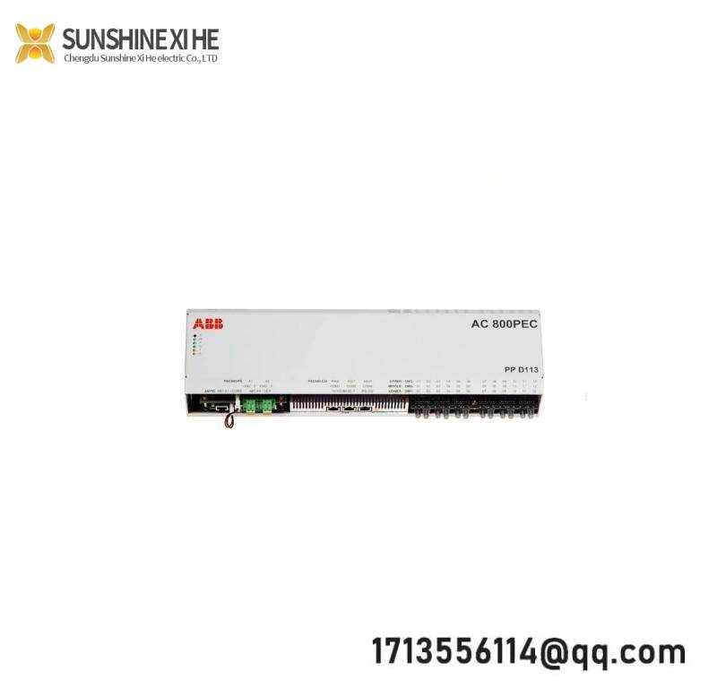ABB 3BHE023784R2530 PP D113 B01-25-111000 controller