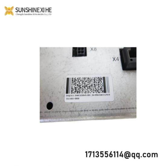 ABB 3HAC020849-001 Contactor board Unit DCS MODULE