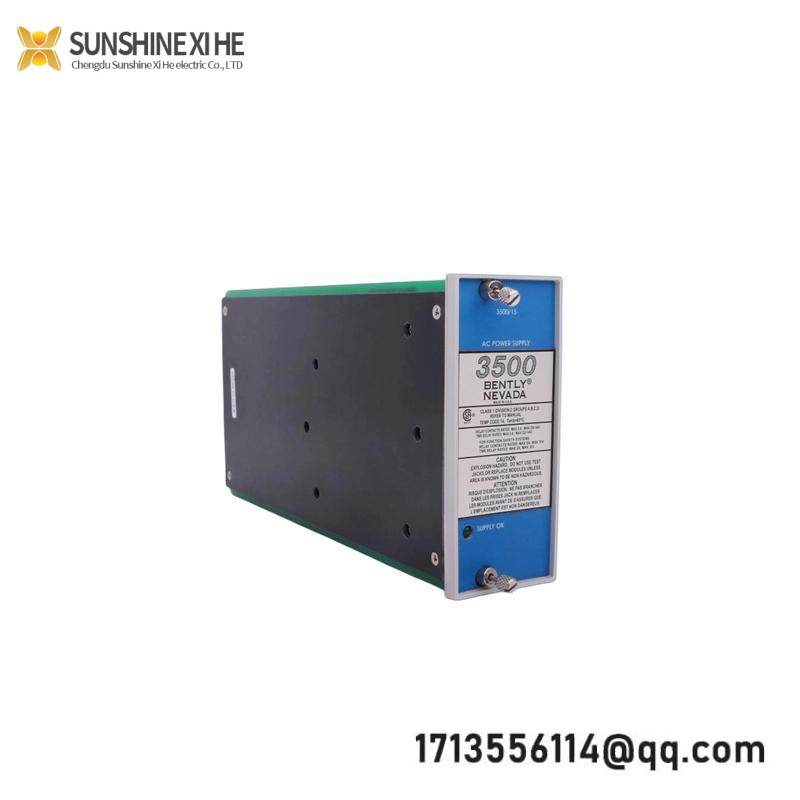 Bently Nevada 3500/15 AC 106M1079-01 Power Supply Module