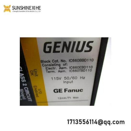 GE FANUC IC660BBD110 Discrete I/O