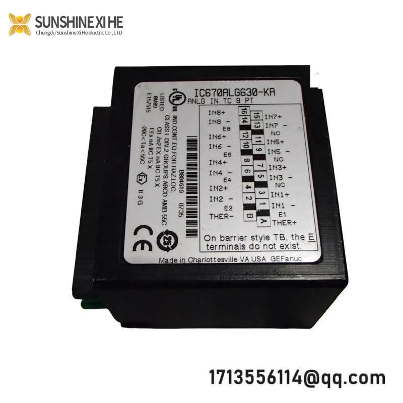 GE Fanuc IC670ALG630 Analog Input PLC Module