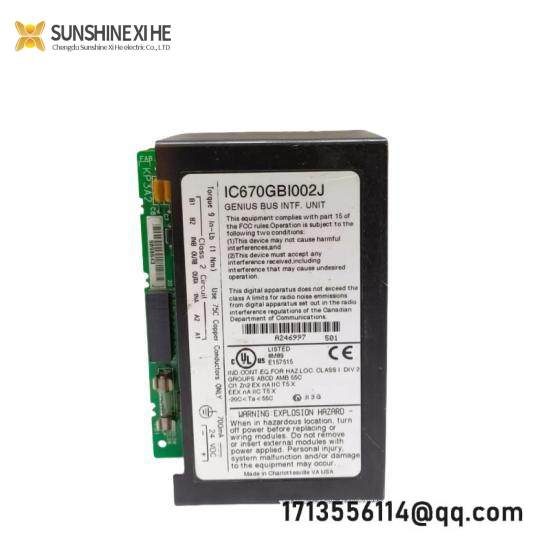 GE FANUC IC670GBI002J