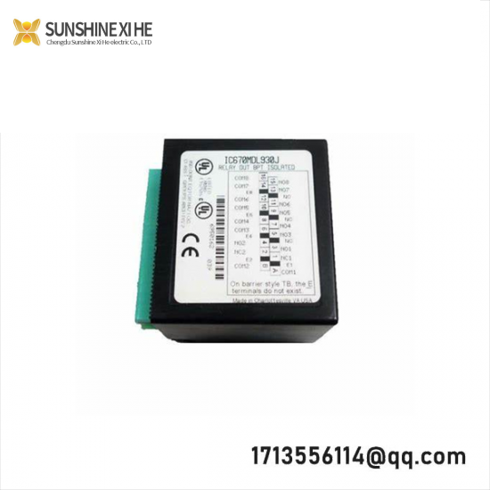 GE FANUC IC670MDL930 relay output module