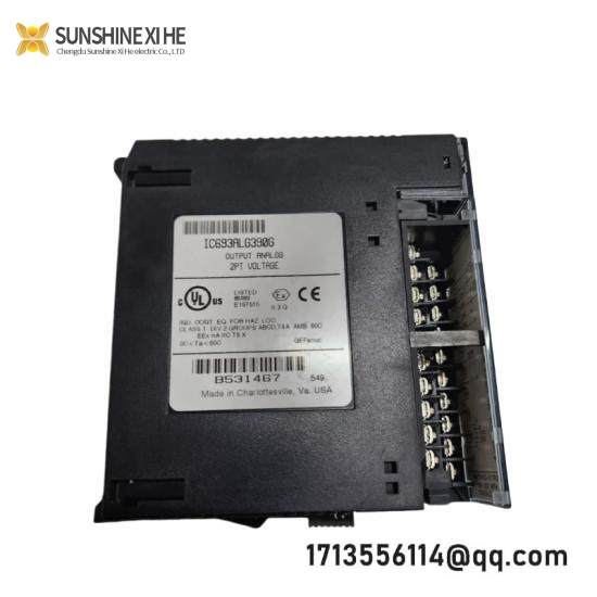 GE FANUC IC693ALG390 Analog Output I/O