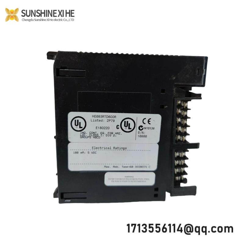 GE HE693RTD600R Input Module