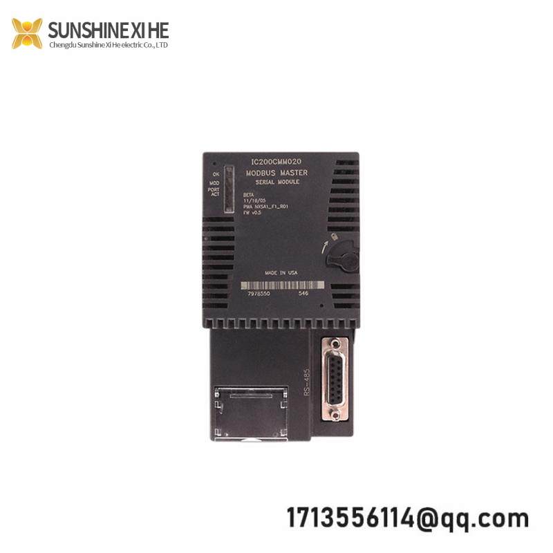GE IC200CMM020 MODBUS MASTER MODULE