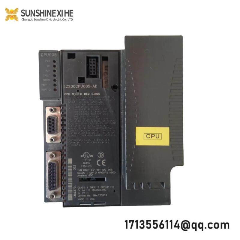 GE IC200CPU005 CPU module