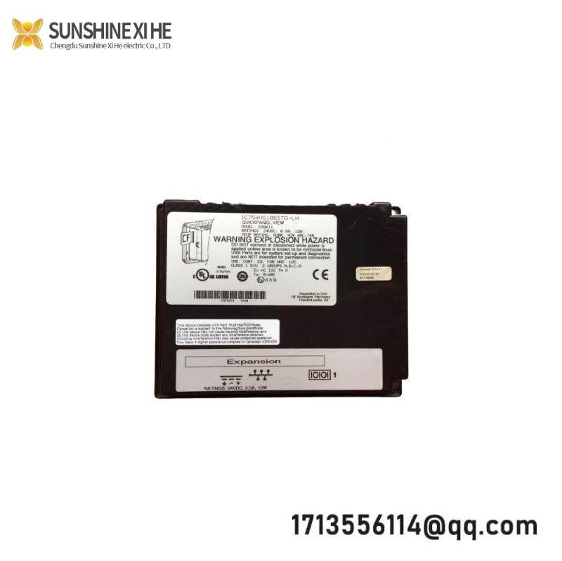 GE IC754VGI06STD OPERATOR INTERFACE