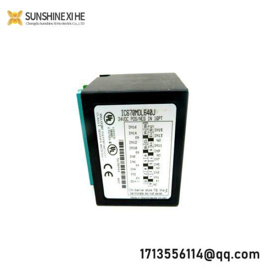 General Electric FANUC IC670MDL640J Input Module