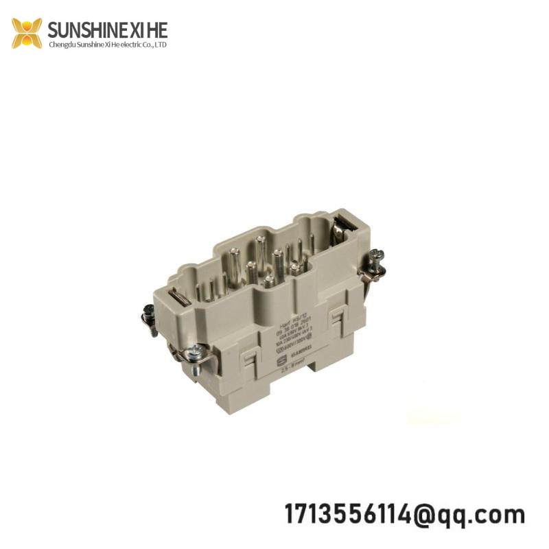 HARTING 09380182601 RECTANGULAR HAN INSERT, PLUG 18WAY SCREW