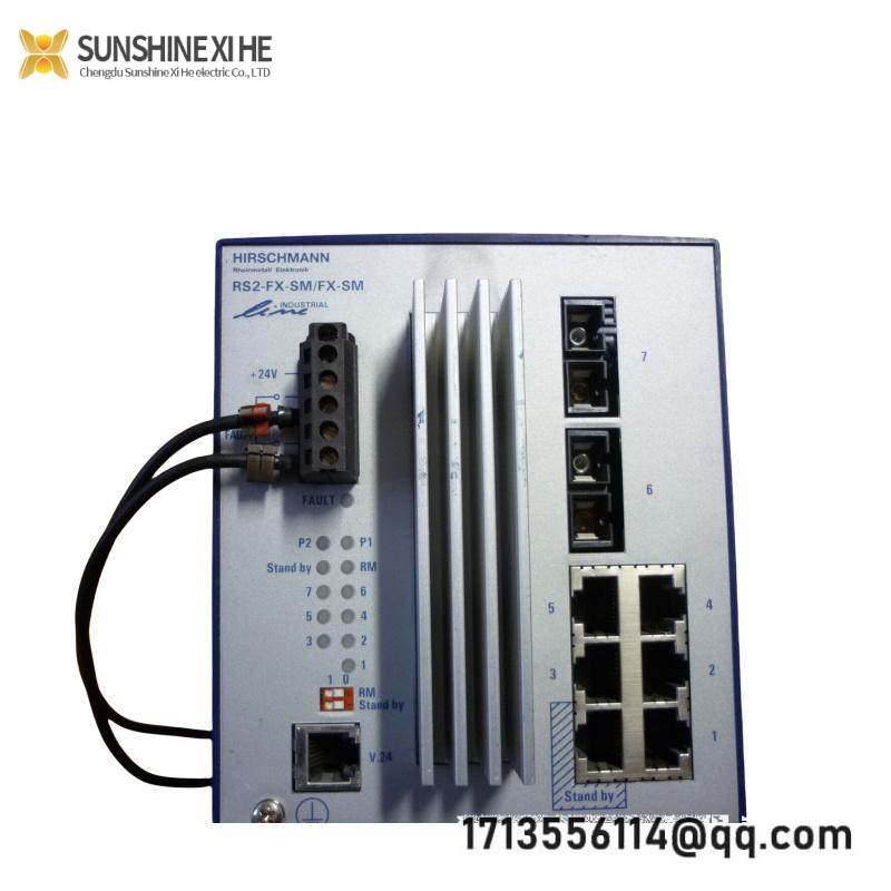 HIRSCHMANN RS2-FX-SM/FX-SM ETHERNET RAIL SWITCH