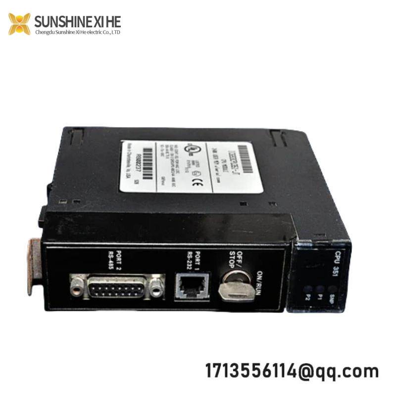 GE IC693CPU351 CPU module with a single slot