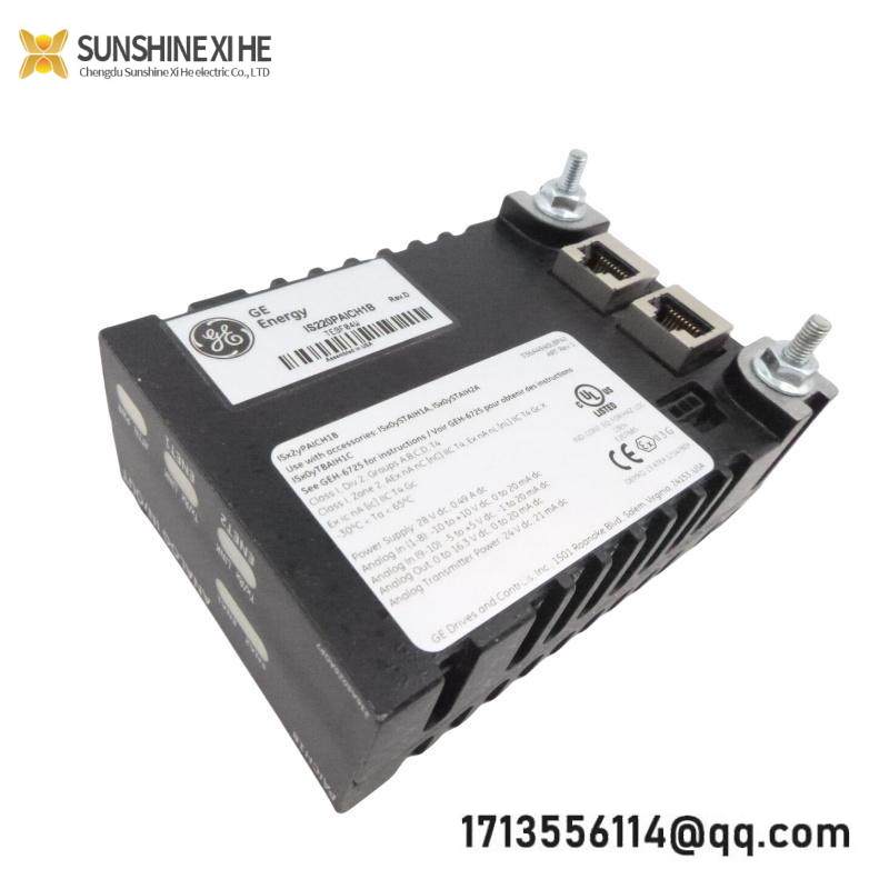 GE IS220PAICH1B 10 analog input and 2 analog outputs