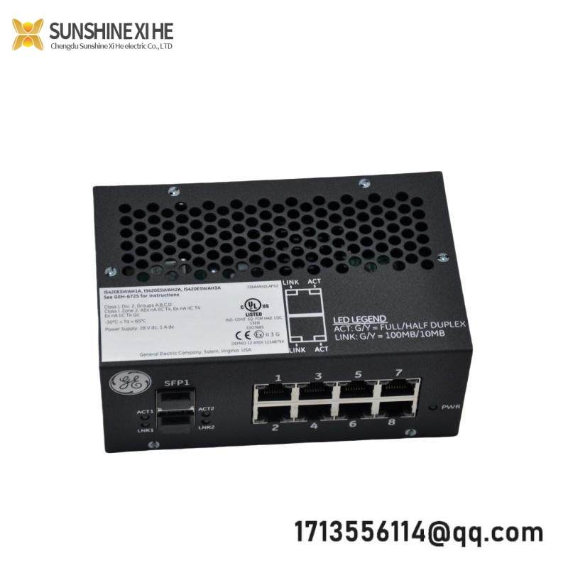 GE IS420ESWAH3A Mark VIe IONet Switch