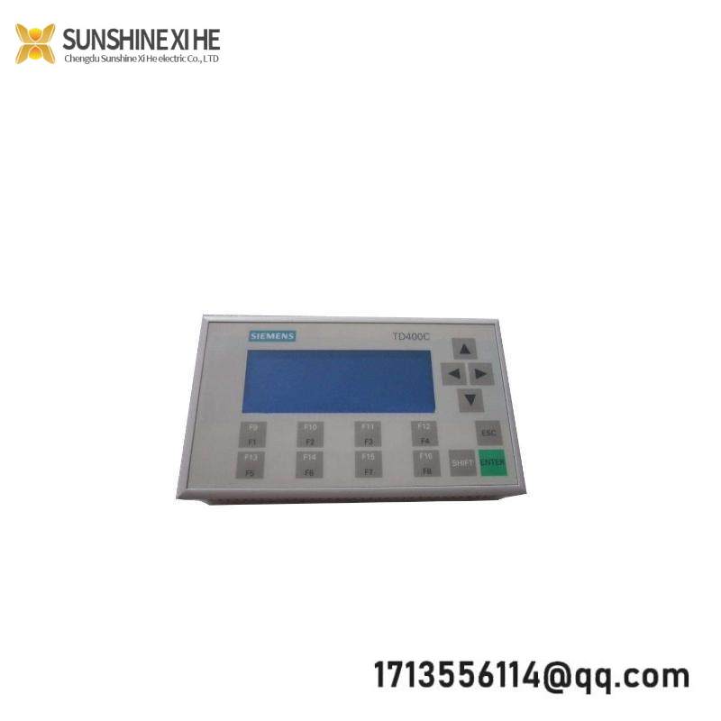 SIEMENS 6AV6640-0AA00-0AX0 TD400C text display