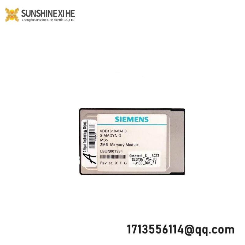 SIEMENS 6DD1610-0AH0 SIMADYN D Memory Submodule
