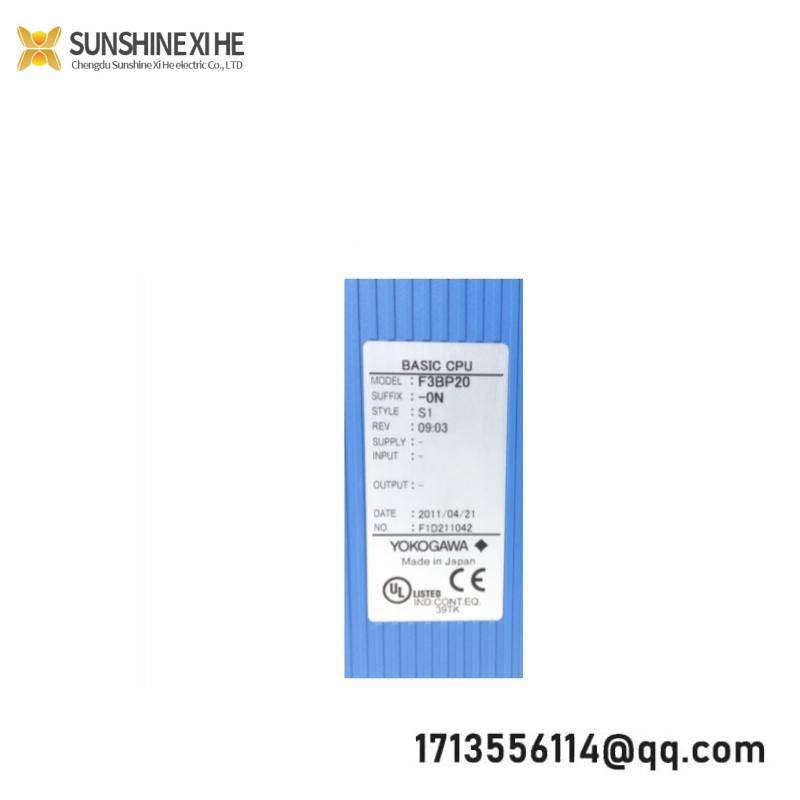 YOKOGAWA F3BP20-0N Basic CPU Module