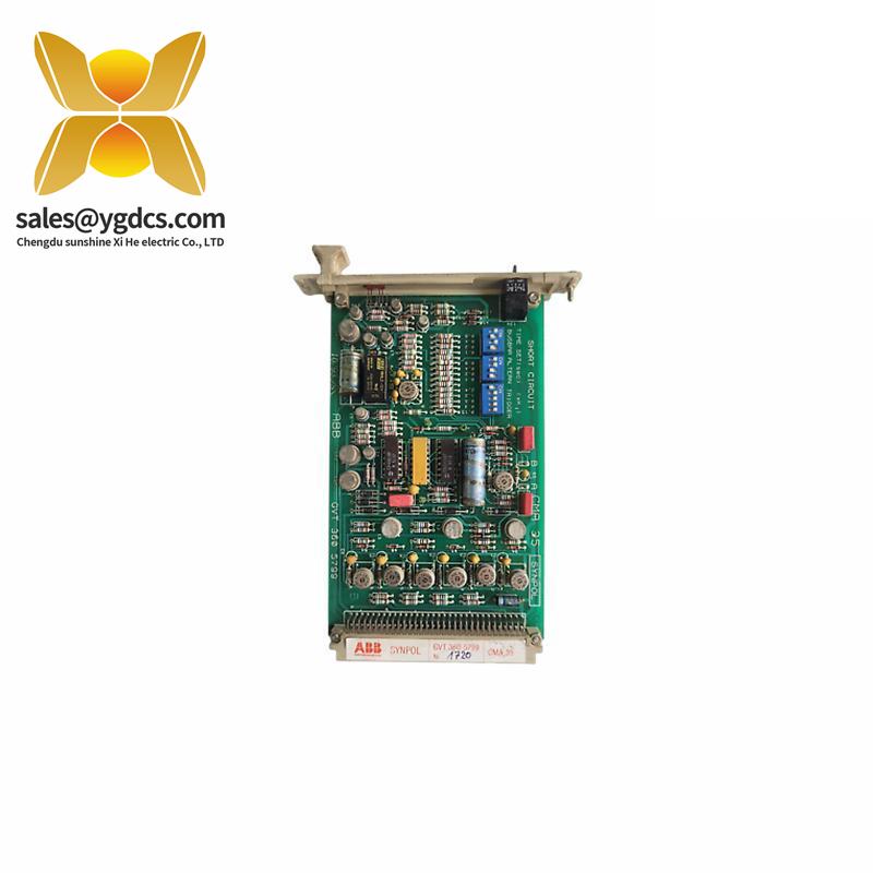 ABB CMA35 GVT3605799 Short Circuit Card