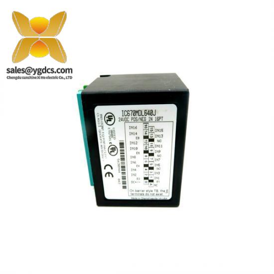 General Electric FANUC IC670MDL640J Input Module