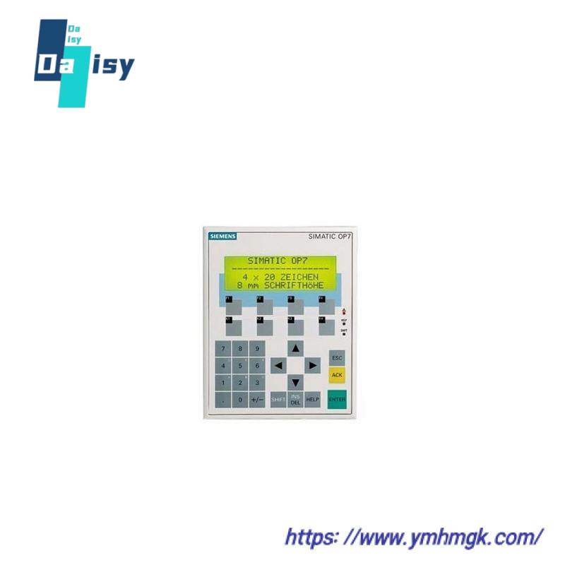 SIEMENS 6AV3607-1JC00-0AX1 Operator Panel OP7/PP LC Display