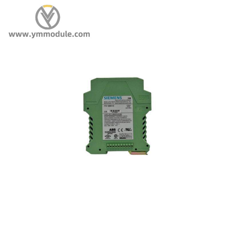 SIEMENS 16804-42 EIM ELECTRICAL INTERFACE MODULE
