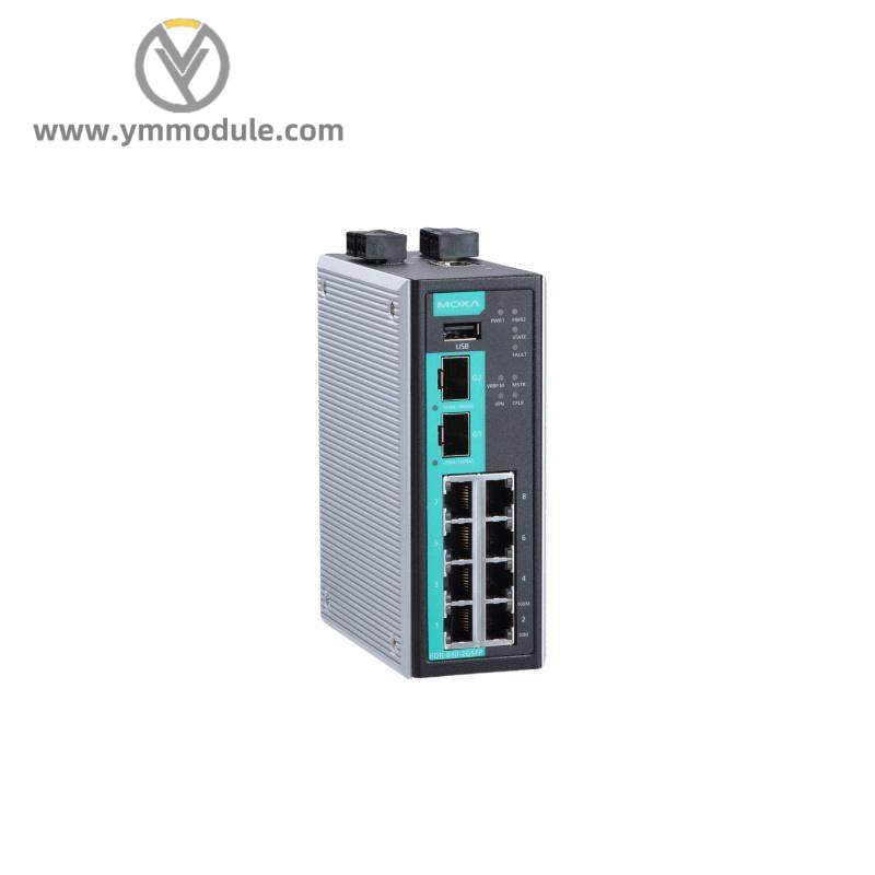 MOXA EDR-810-2GSFP Industrial Secure Router Switch