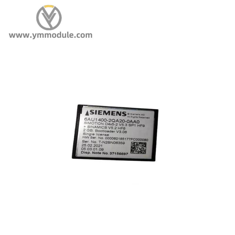 SIEMENS 6AU1400-2QA20-0AA0 Compact Flash Card