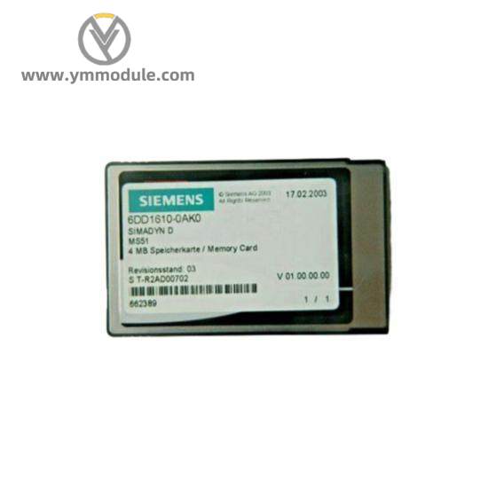 SIEMENS 6DD1610-0AK0 flash memory module