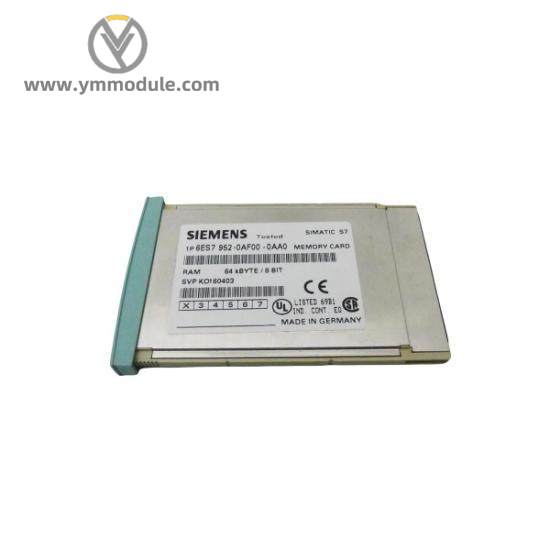 Siemens 6ES7 952-0AF00-0AA0  RAM Memory Card - 4MB