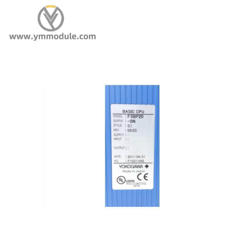 YOKOGAWA F3BP20-0N Basic CPU Module