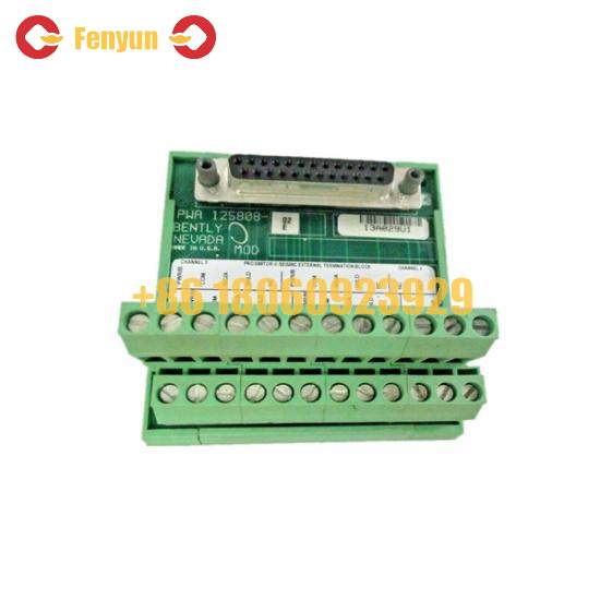 BENTLY NEVADA 125808-02A Terminal Block Board