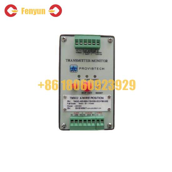 Bently Nevada TM302-A00-B00-C00-D00-E00-F00-G00 Vibration Monitoring